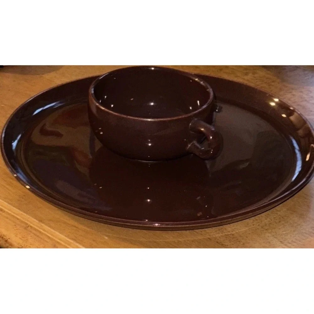 Vtg Russel Wright Ceramic Lot 1 Cup 1 Dinner Plate 10